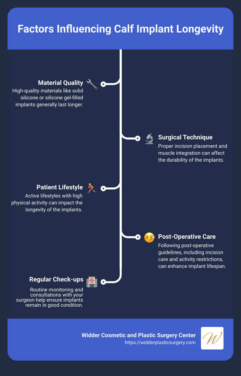 how long do calf implants last infographic - how long do calf implants last infographic infographic-line-5-steps